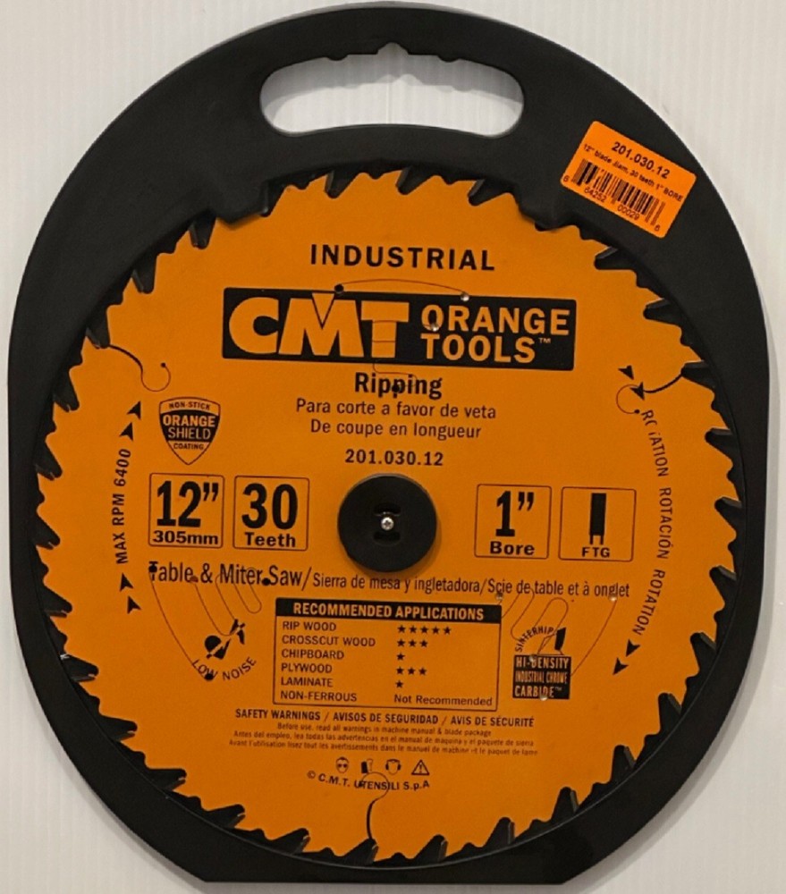 CMT 201.030.12 Orange Tools Full Kerf Ripping Blade