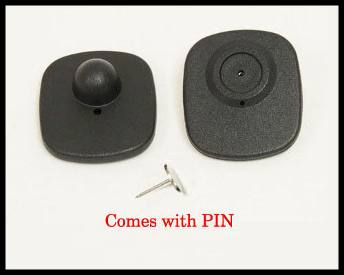 1000 EAS Anti Theft Checkpoint Compatible RF 8.2MHZ Security Tag + pin + BONUS