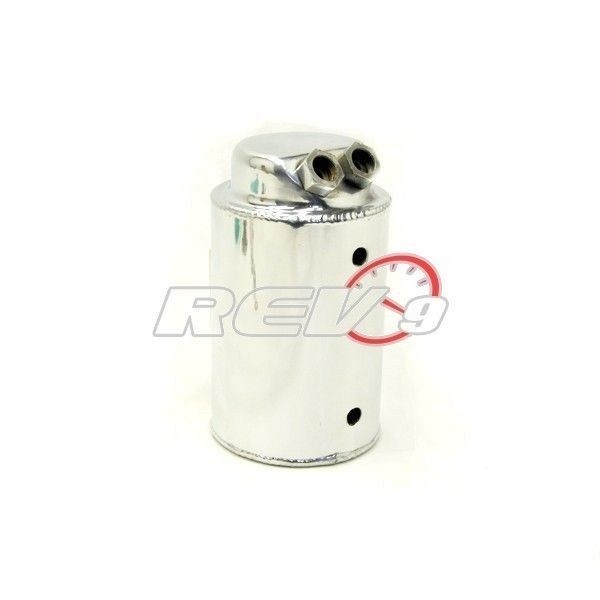 Universal Aluminum Oil Catch Can Type 3, 1000ML, Chrome