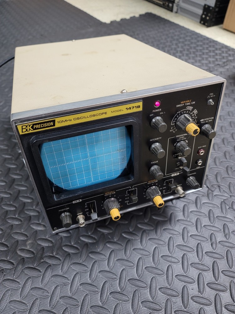 BK Precision 1471B Dual-Trace Analog Oscilloscope - AS IS