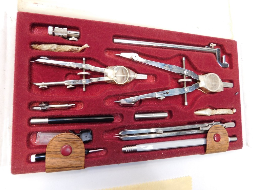 Central Instrument Co. Drafting Precision Drawing Set 595 K
