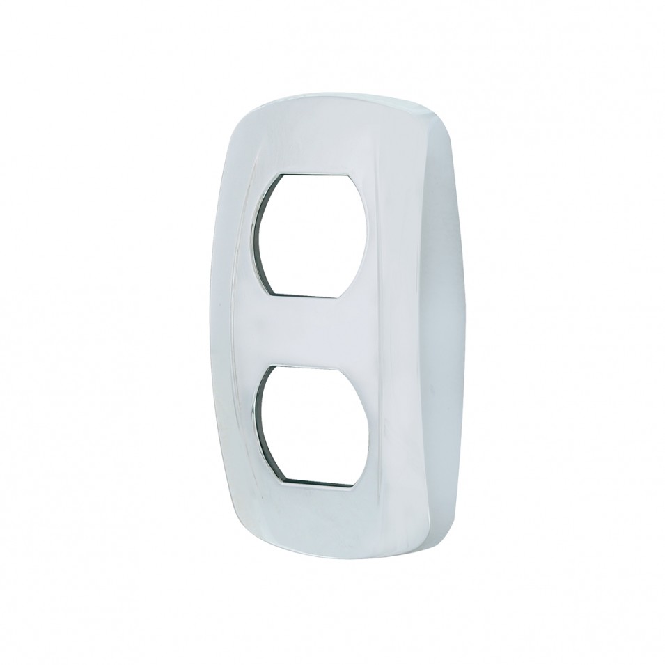 Kenworth Chrome Plastic Chrome Rocker Switch Trim