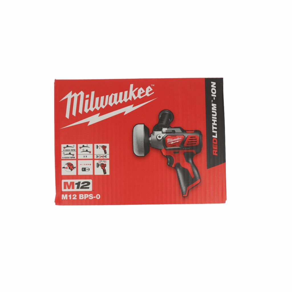[Stock in US] Milwaukee M12 BPS-0 Cordless Compact Polisher Grinder Baretool