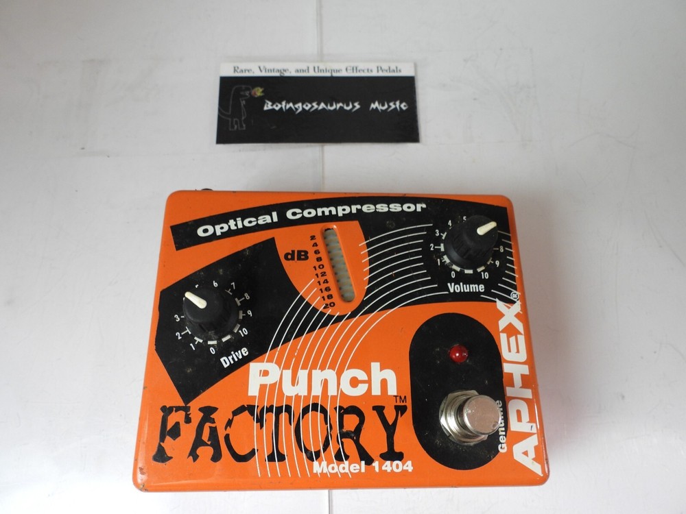 Aphex Model 1404 Punch Factory Optical Compressor Effects Pedal