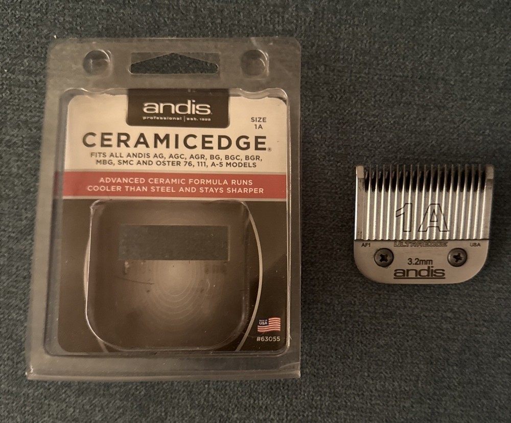 Andis Ceramic Edge Replacement Blade 1A.  #63055