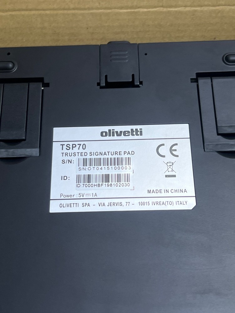 Olivetti TSP70 Trusted Signature Pad
