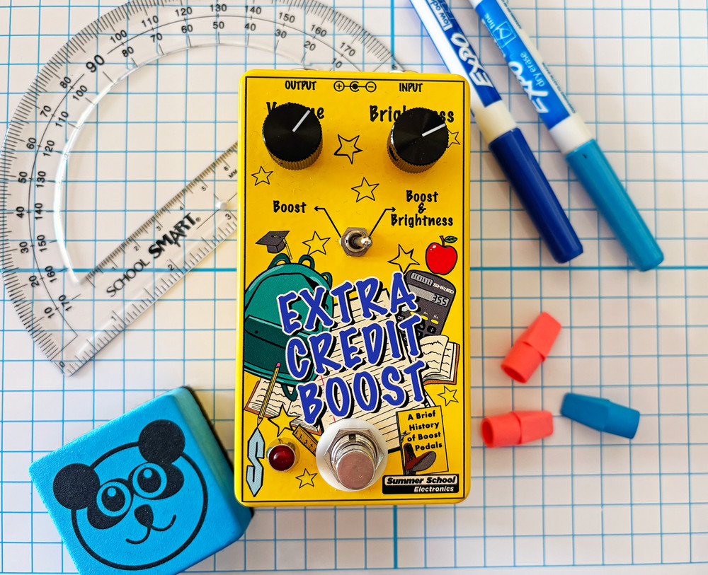Summer School Electronics Extra Credit Boost Pedal