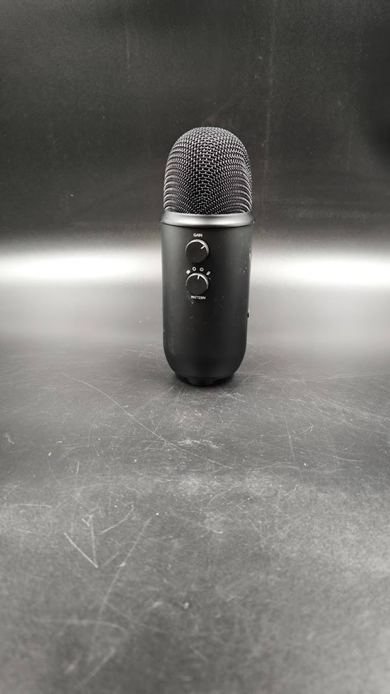 Blue Yeti Microphone Used Working Black