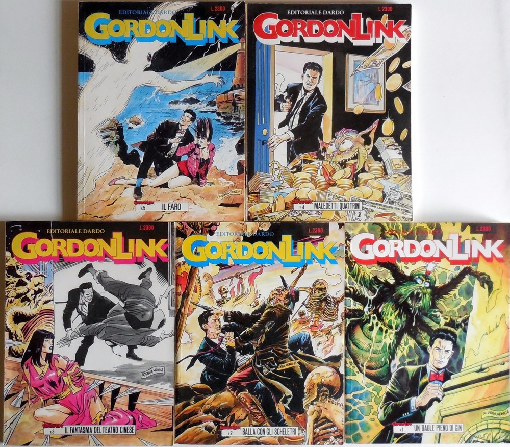 1991 GORDON LINK SEQUENCE LOT DART 1-5