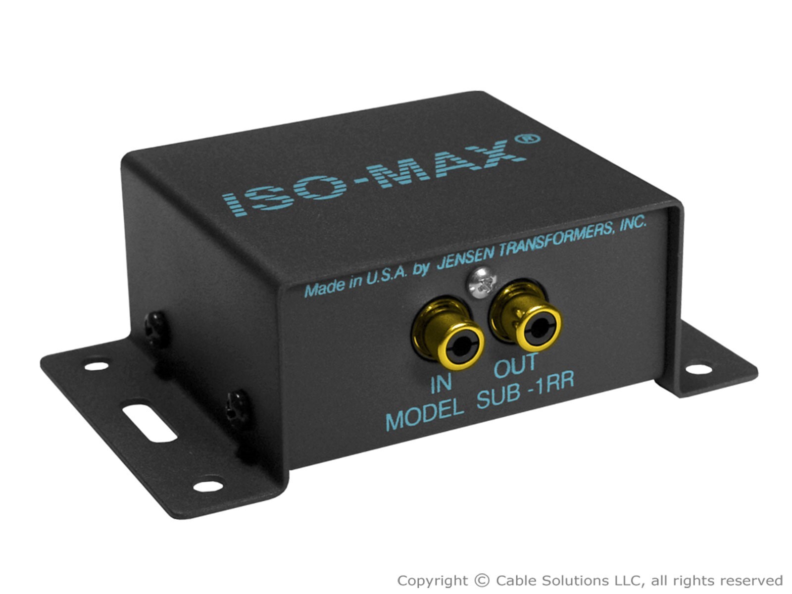 Jensen Transformers SUB-1RR Subwoofer Audio Hum/Noise Eliminator/Ground Isolator