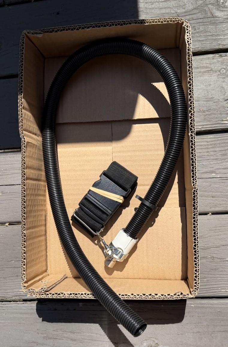 Breathe-Cool Supplied Air Respirator System Hood Hose Pump Open Box Paint