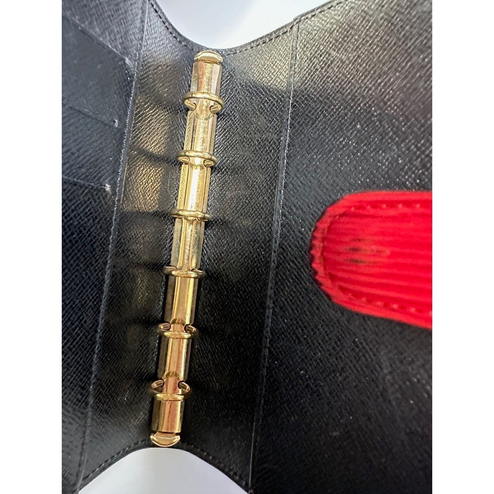 Louis Vuitton Red Epi Agenda