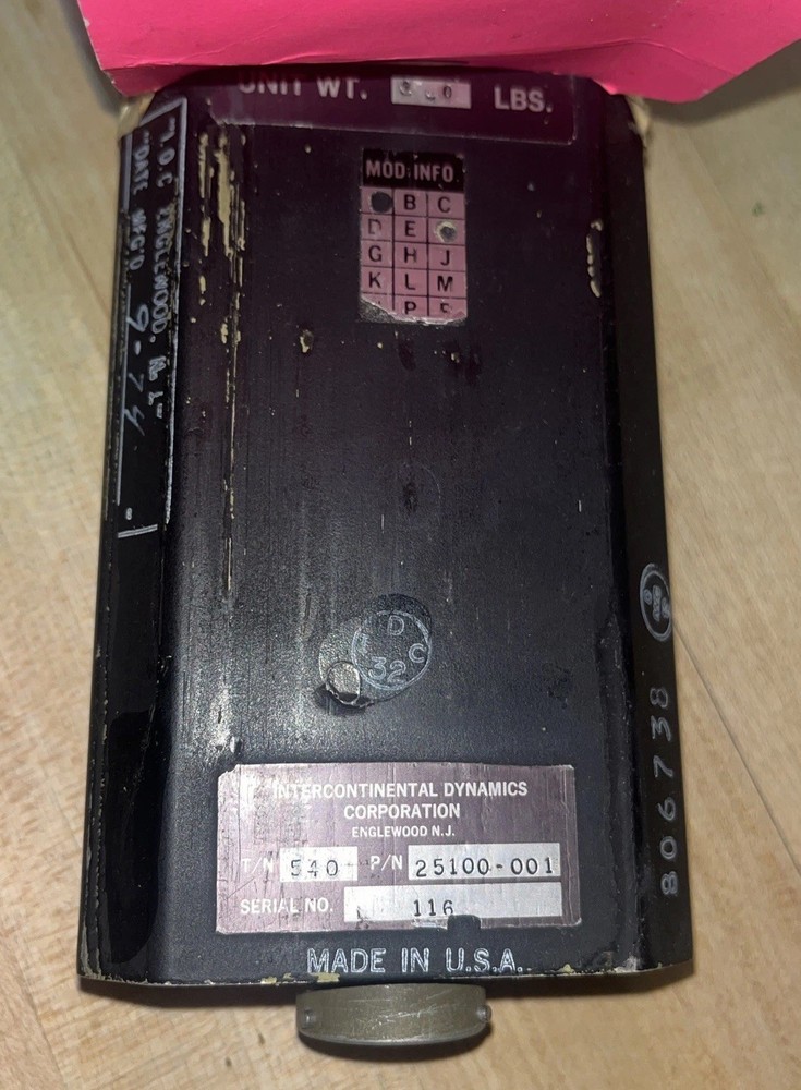 25100-001 SET ALTITUDE MODULE MFG BY IDC