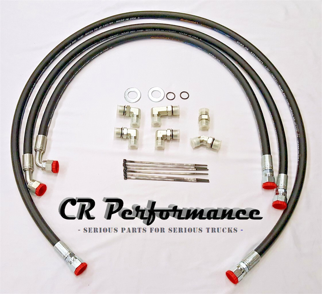 06-10 Duramax Transmission Lines/Cooler Hoses for Chevy GMC 6.6L w/ Allison
