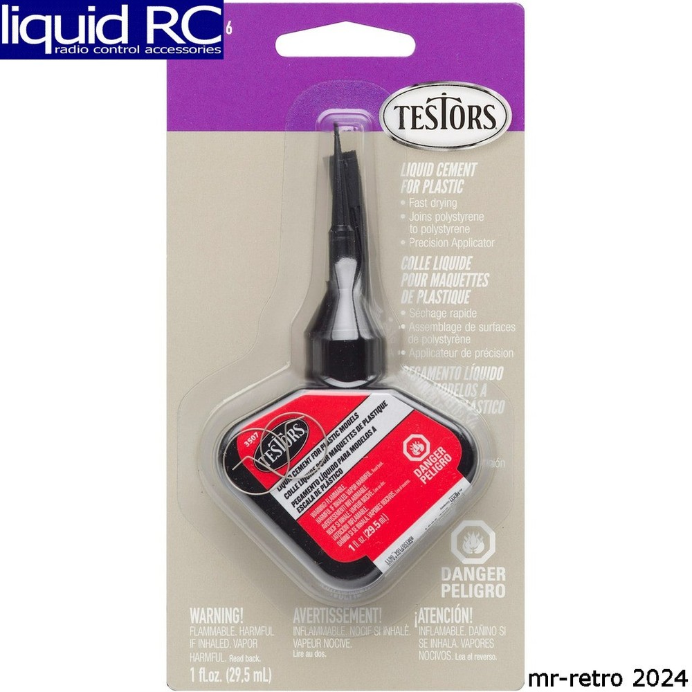 Testors 281216 Liquid Cement with Precision Applicator 1oz