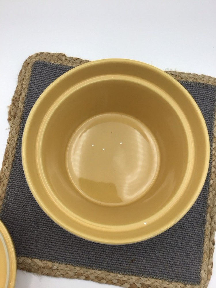 Longaberger Woven Traditions Medium Round Casserole