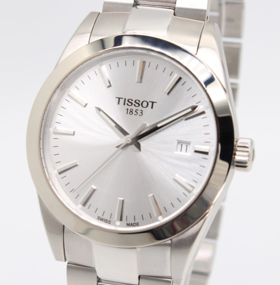 TISSOT Gentleman T127.410.11.031.00 Silver Dial Men's Watch 40 mm