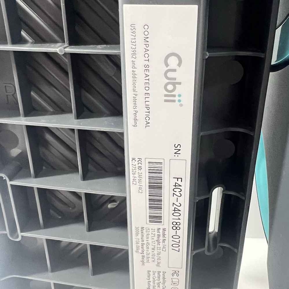 Cubii Total Body+ under desk elliptical. Fully functioning.