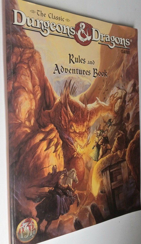 Classic Dungeons & Dragons Rules & Adventures Book (1994) TSR Soft Back *LN*