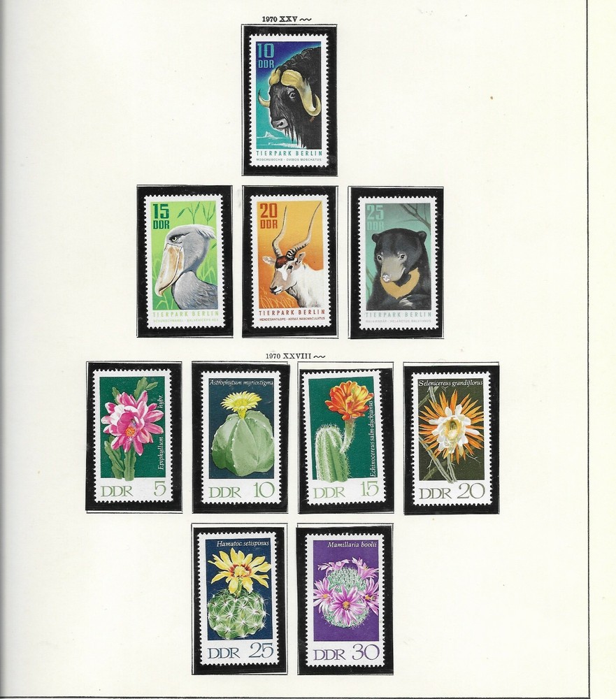 East Germany 1970 Sets u/mint