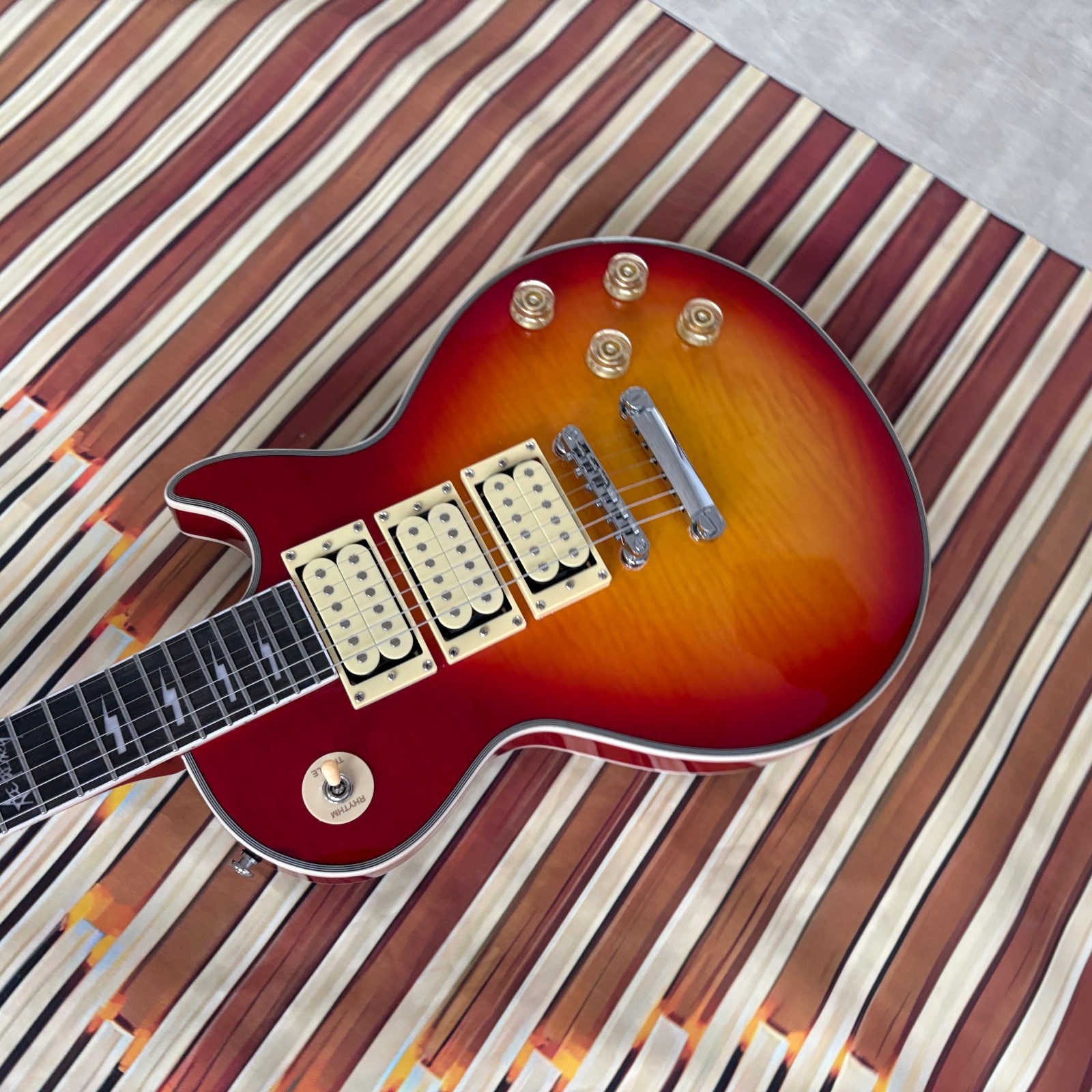 1997 Ace Frehley Signature Les Paul Custom! Cherry Sunburst solid Mahogany Body