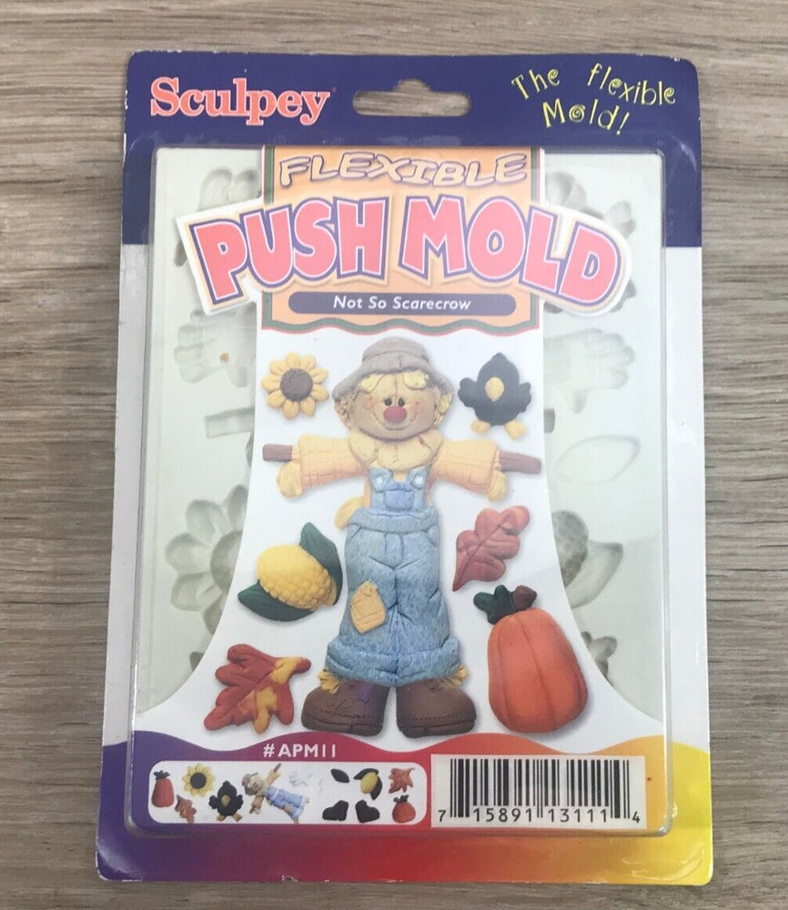 Sculpey Flexible Push Mold Not So Scarecrow