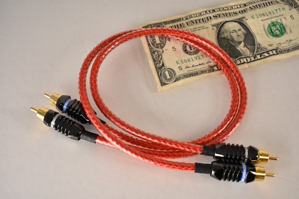 .5m Pair RCA Straightwire LSI Encore Audio Interconnect Cables