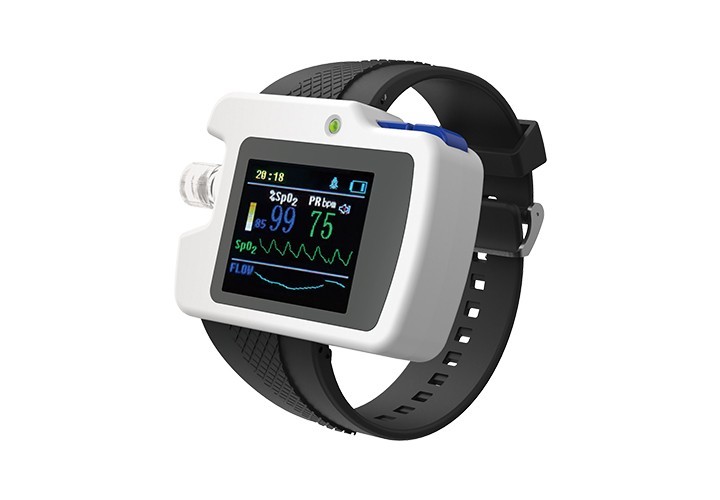 24hrs Sleep Apnea Recorder SpO2 Respiratory Patient Monitor PC Software Alarm