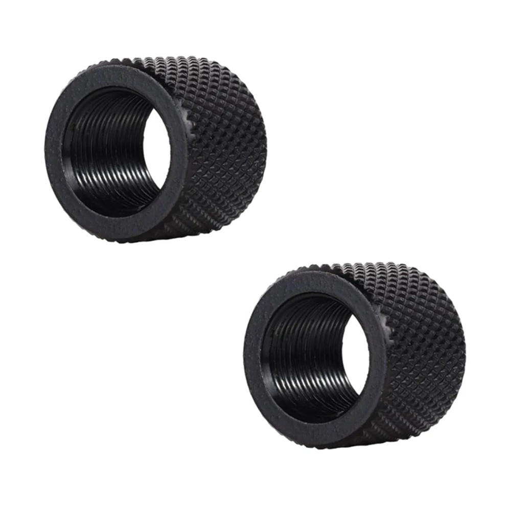 Thread Protector 1/2 x 28 for .22LR .223 & 5.56 (2pack) black