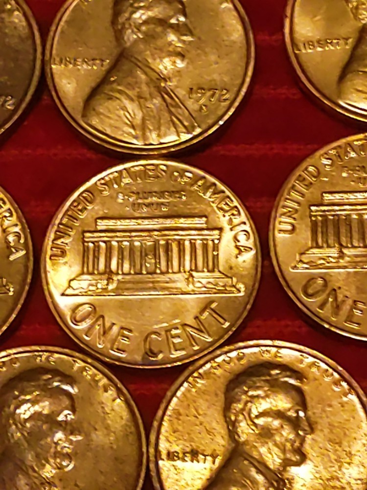 1972-S 1C RD Lincoln Cent