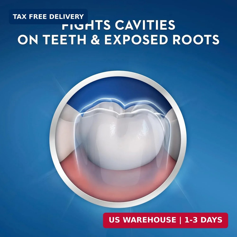 Tartar Protection & Anticavity Toothpaste with Fluoride, Regular Paste, 2.4Oz (P