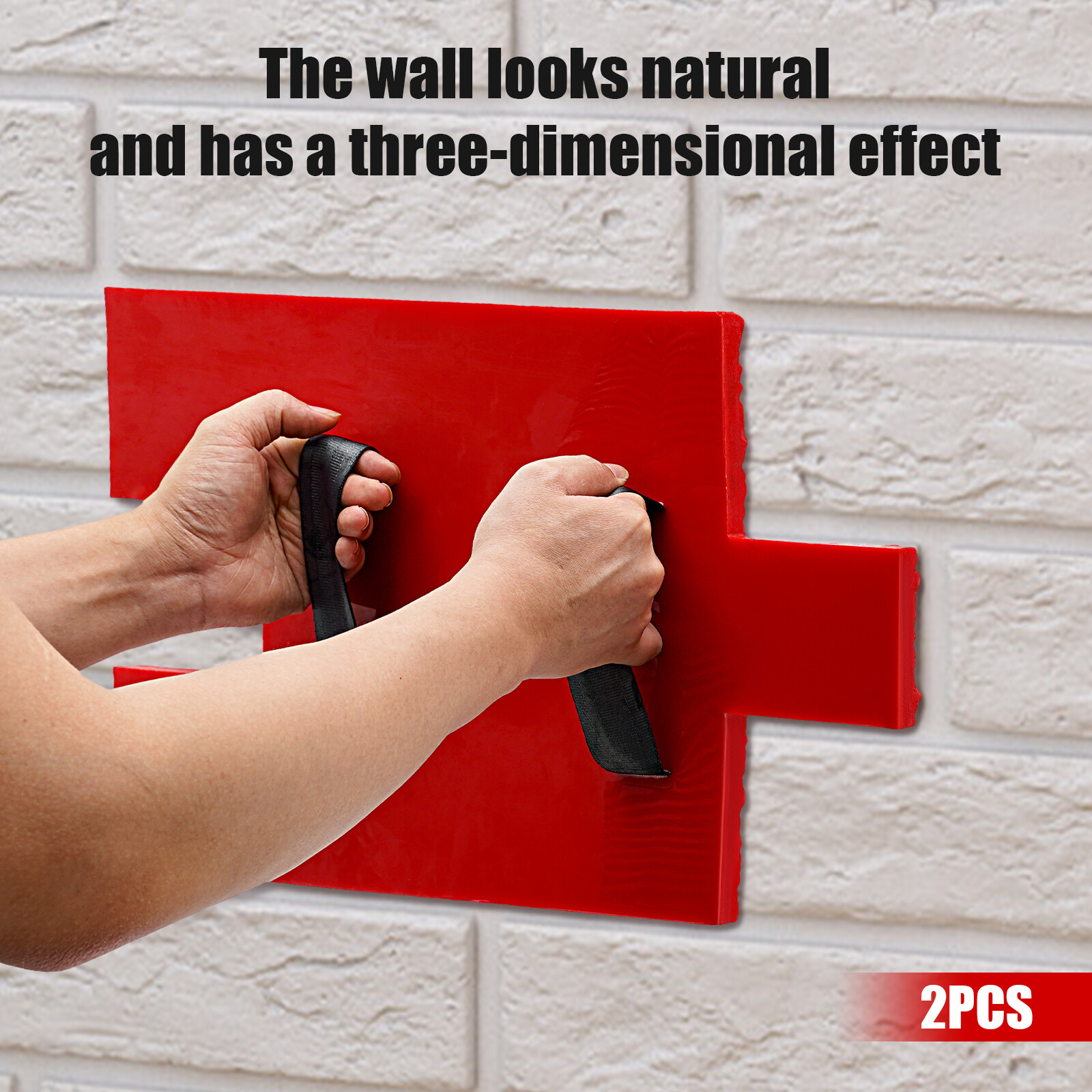 2X BIG Concrete Texturing Skin 22x12" Concrete Stamps Mats Set Concrete Stamping