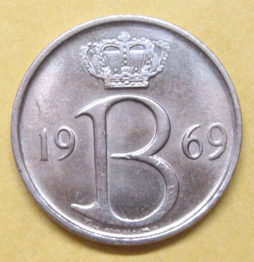 1969 Belgium 25 Centimes Take a Look
