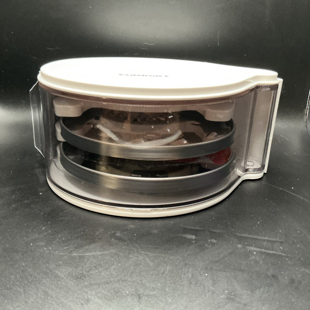 Cuisinart Food Processor Disc Holder with Two New Discs