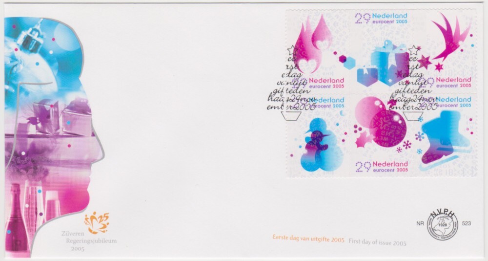 Netherlands FDC 2005, December Stamps 2005, mint