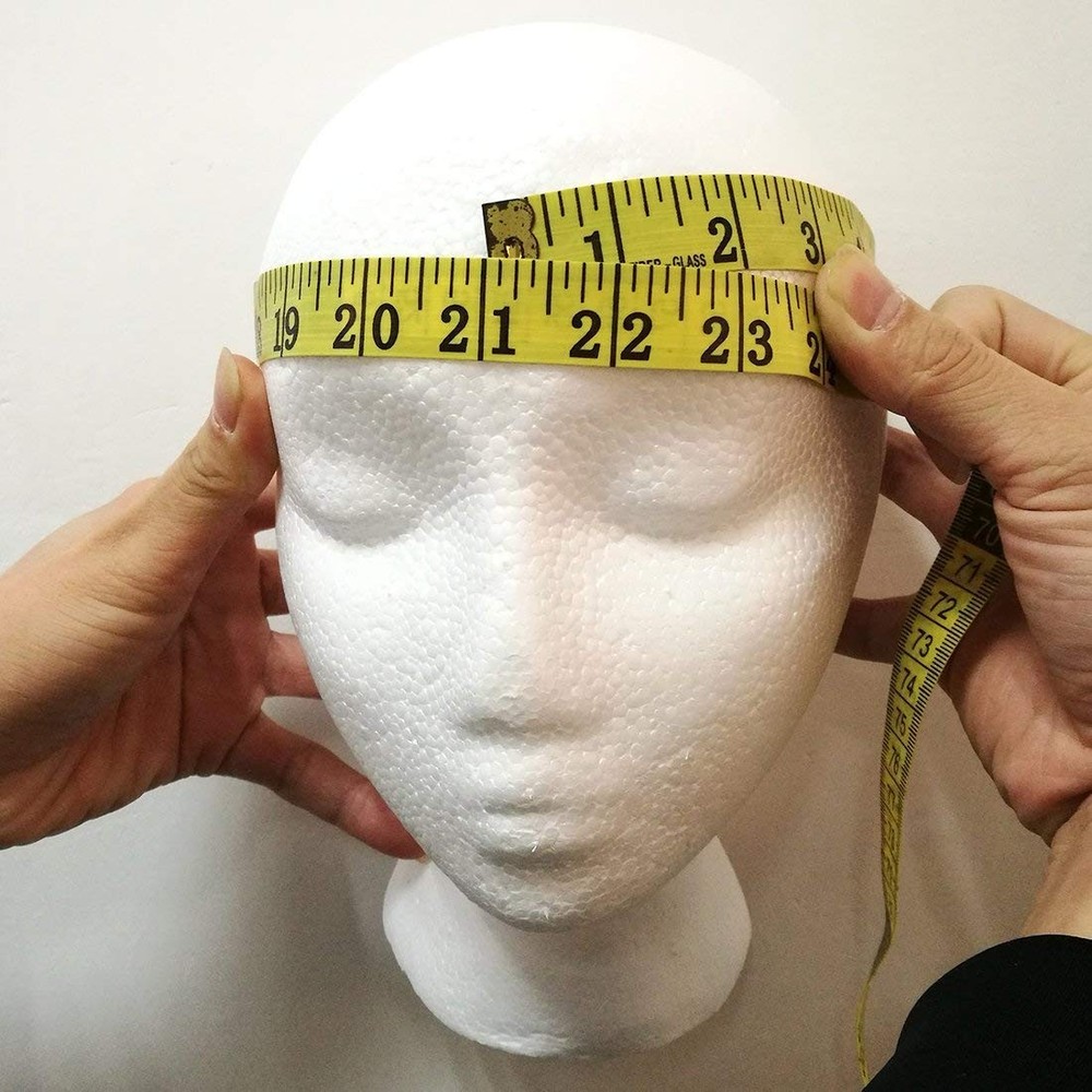 Styrofoam Mannequin Head Model Wig/Hat Display Stand Foam White