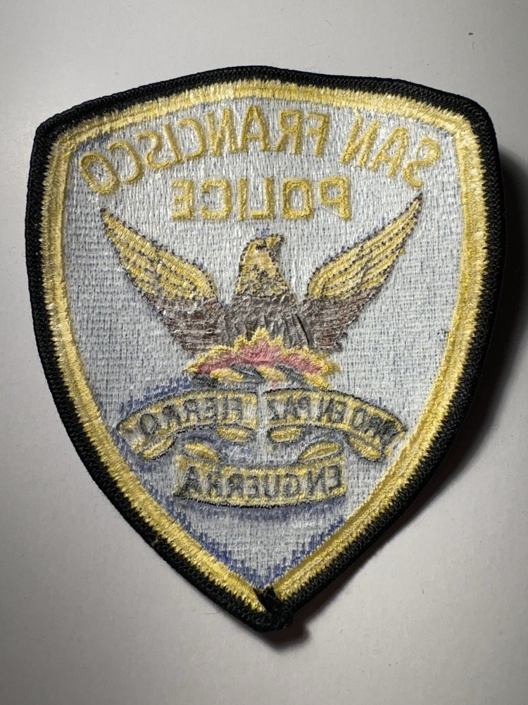 San Francisco California Police Patch