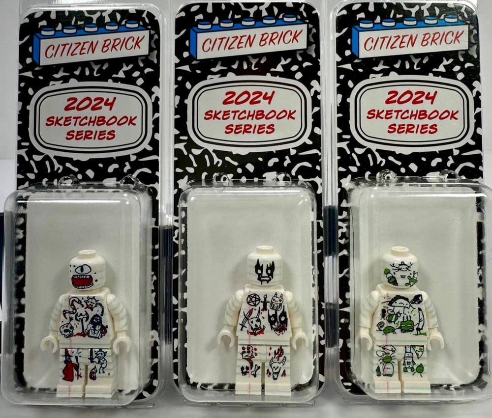 Citizen Brick SDCC Sketchbook A,B,C "Complete Set (3)"