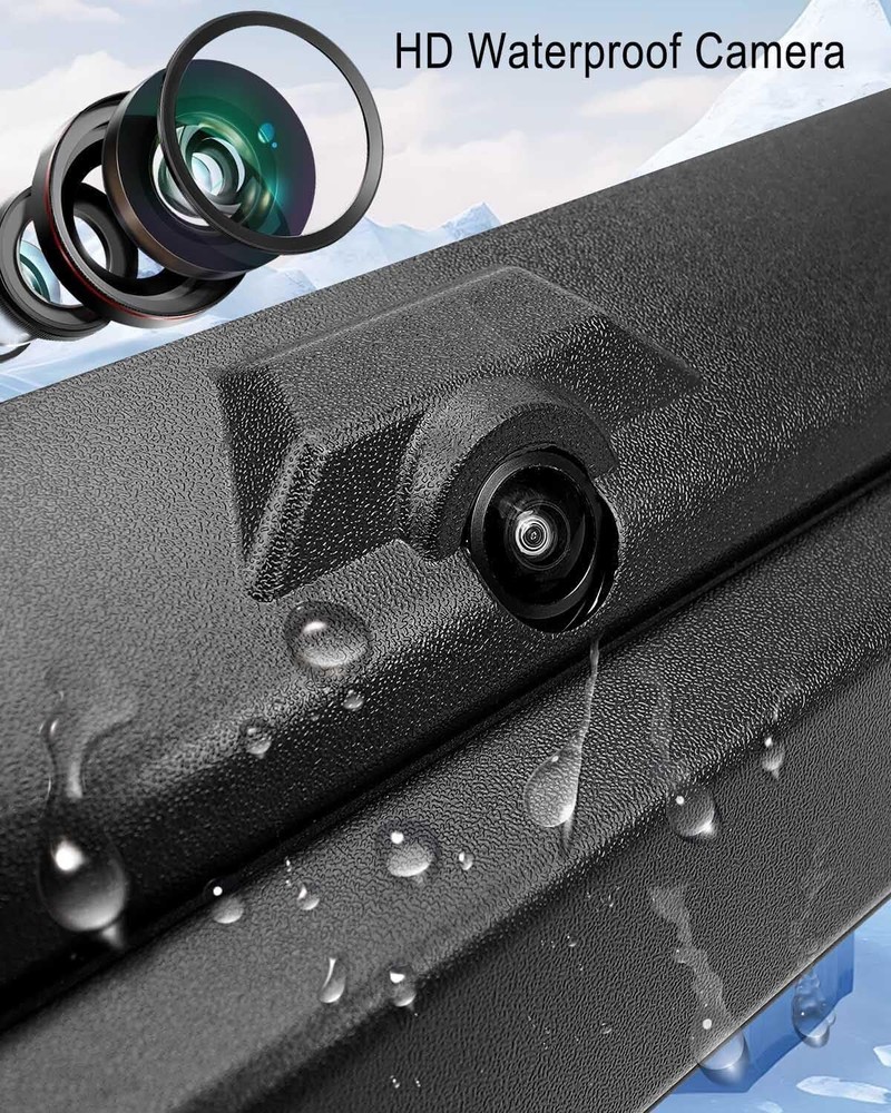 Tailgate Handle with Rear View Backup Camera for 2017-2022 Ford Super Duty