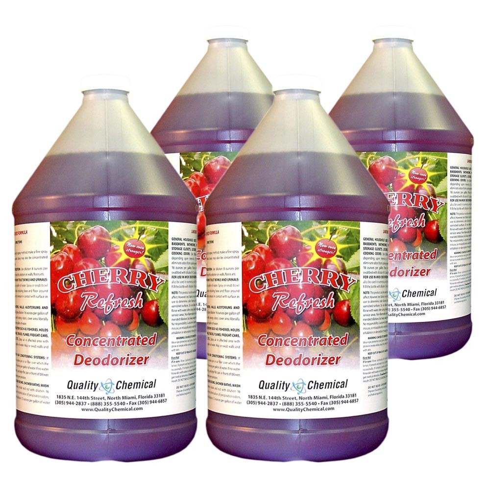 Cherry Refresh / Odor Counteractant / Concentrate / 4 Gallon Case