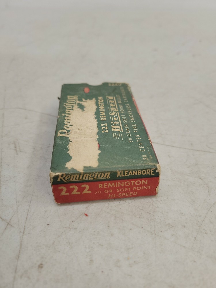 Vintage Remington Kleanbore 222 Shot Shells EMPTY BOX ONLY