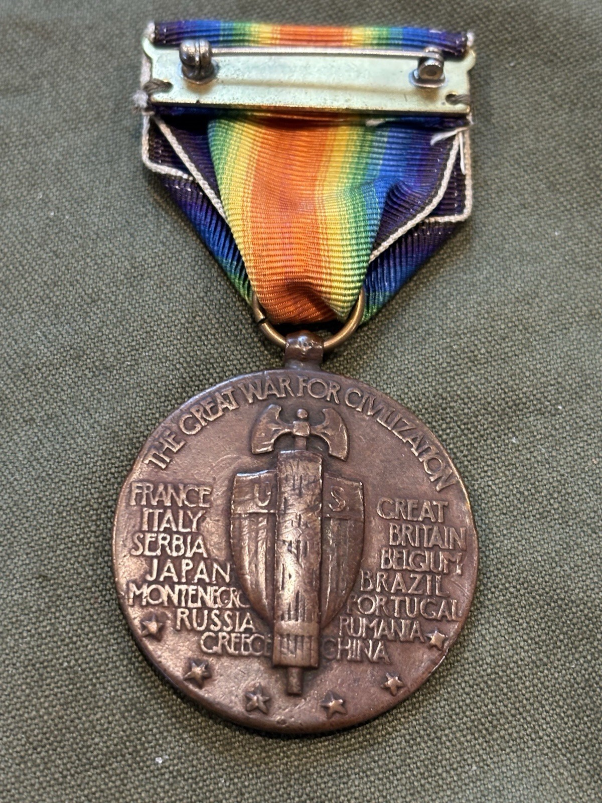 US Army WWI Inter-Allied Victory Medal