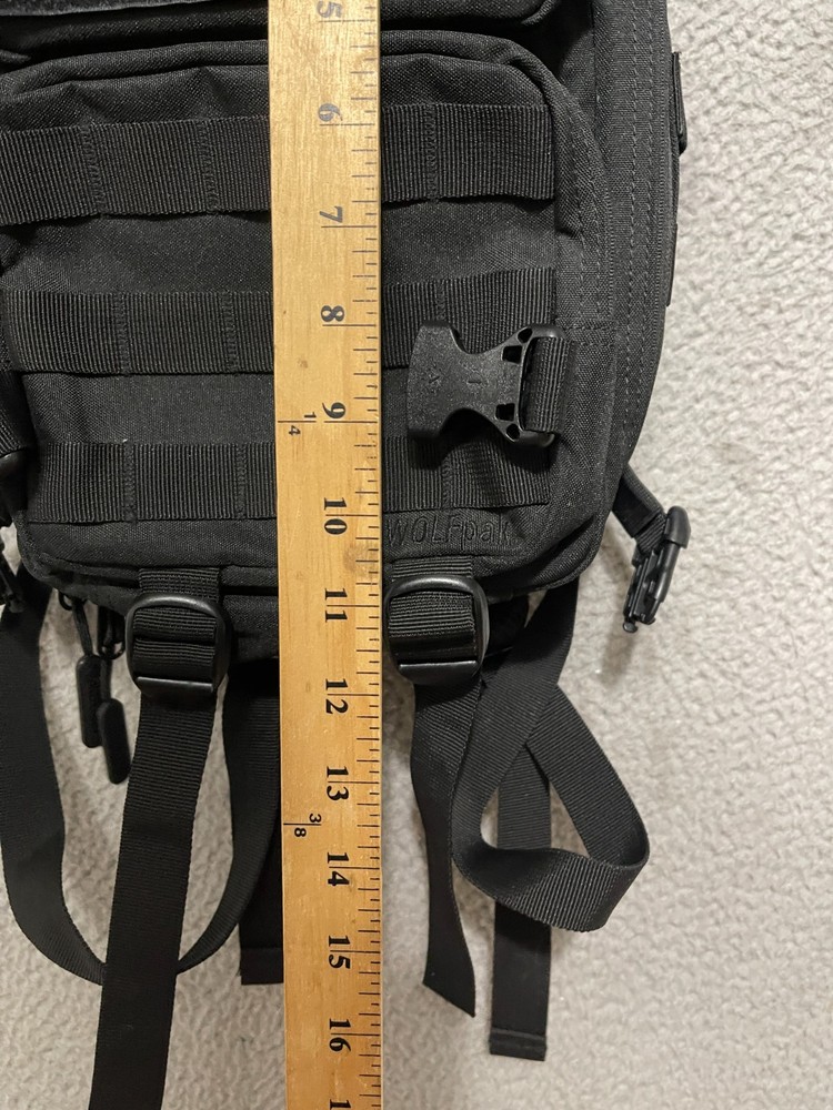 WOLFpak Mini Backpack Black Bag Wolfpack