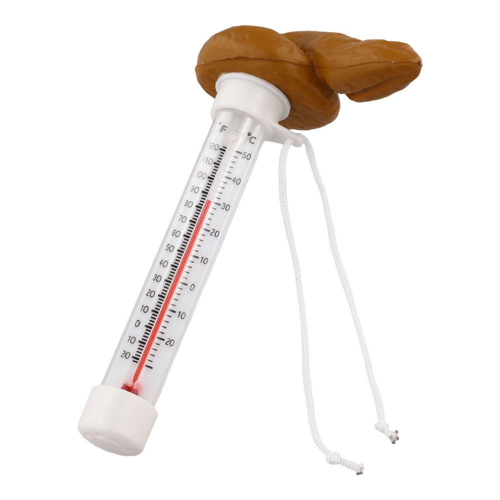 Pool Water Temperature Thermometer Floating Poop Design Easy Read Display