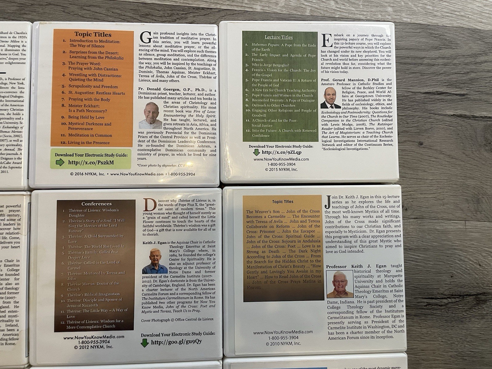 Now You Know Media Christian Lecture CD Lot Of 17 Sets Of Lectures 87 Total CDs