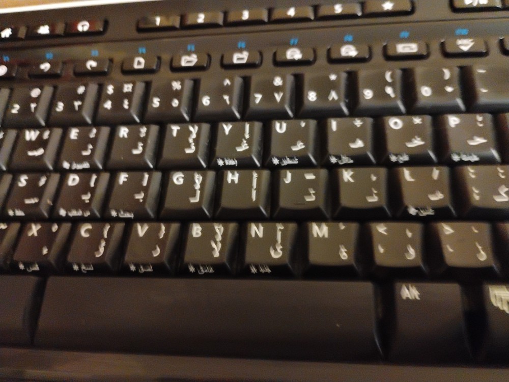 Microsoft Wireless Desktop 3000 Keyboard Only Bluetrack Technology - Arabic