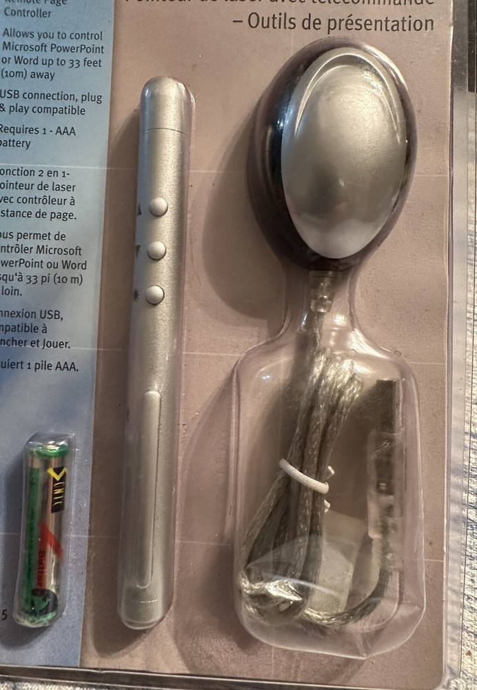 Laser Pointer Remote Control Tool Nexxtech Business Office Presentaion New