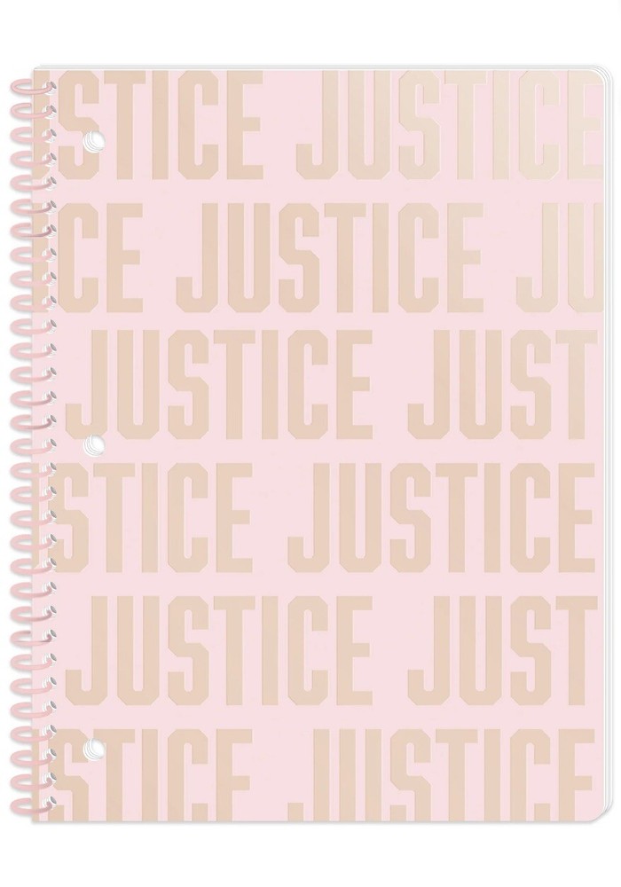 Justice Binder Bundle, 1" Binder, Notebook, Paper Pocket Folder
