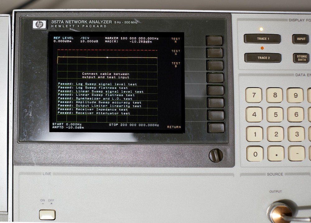 HP 3577A 5Hz to 200 MHz Network Analyzer