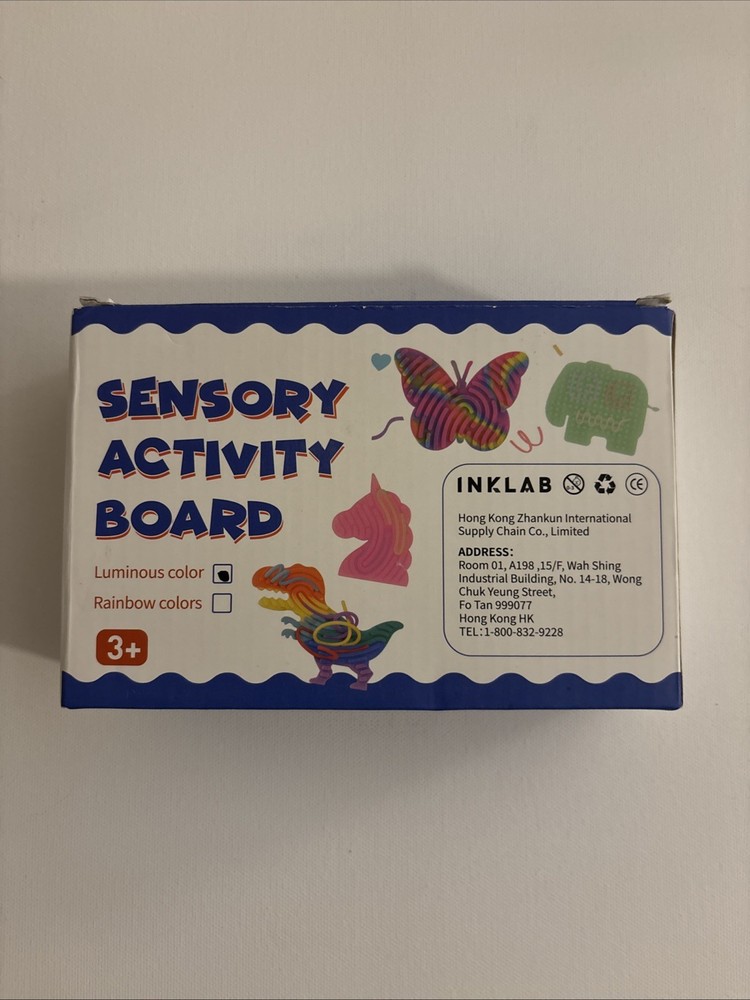 Inklab Sensory Activity Board - Rainbow 4 Pieces